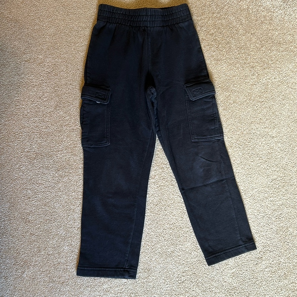 Boys ever last black cargo pocket sweatpants